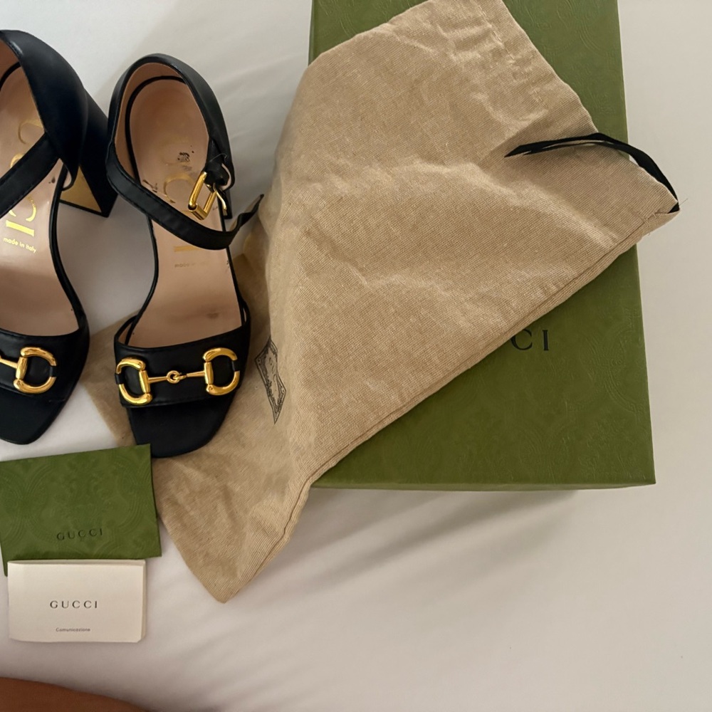 like new Gucci marmont heels sandals size 39 - Picture 4 of 8